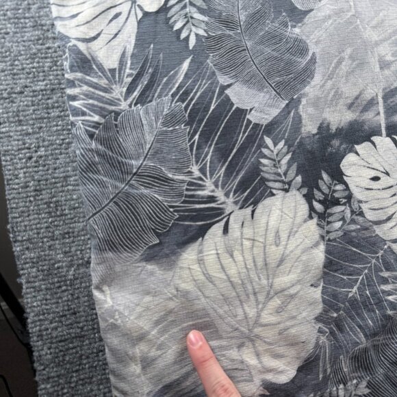 Tommy Bahama 3XL Silk Polyester Short Sleeve Floral Gray Vacation Mens Beach - Picture 12 of 16